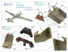 Quinta Studio QD48273 Ta 152H 3D-Printed & coloured Interior on decal paper (Dragon) 1/48